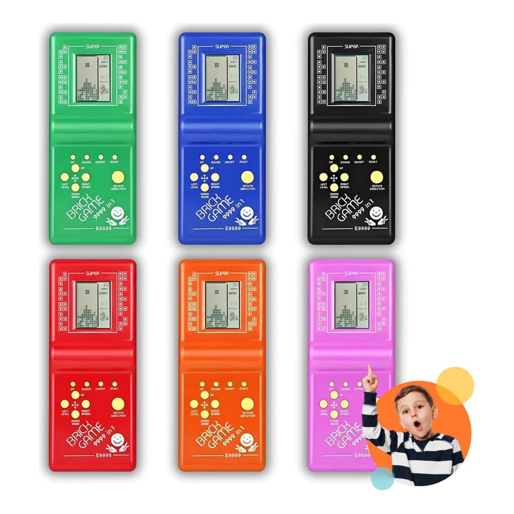 Kit Brinquedos Atacado 15 Vídeo Game Mini Portatil Jogos