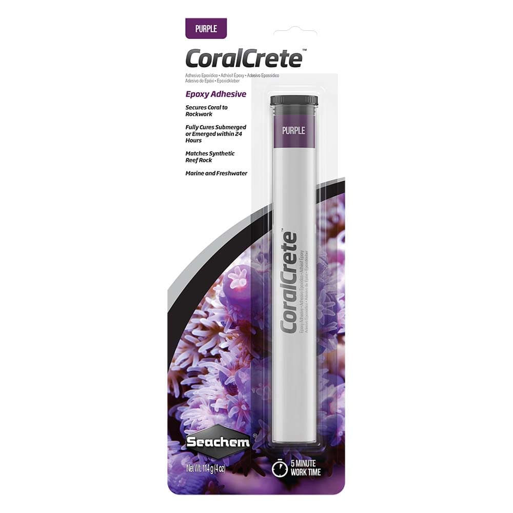 ADESIVO PARA CORAIS SEACHEM CORALCRETE PURPLE - 114 gr