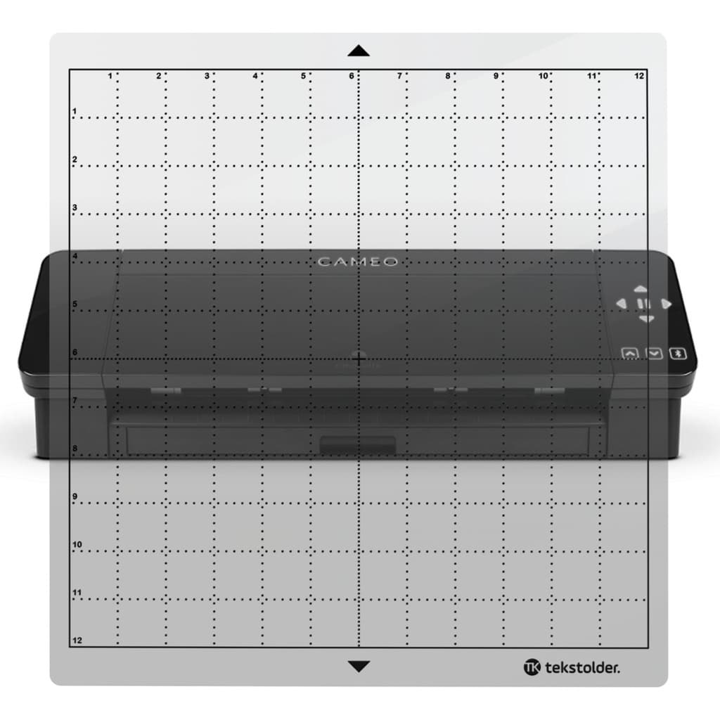Base De Corte Transparente Para Silhouette Cameo 30x30 - Sem Cola - Espessura 0,30mm - 1 Pç