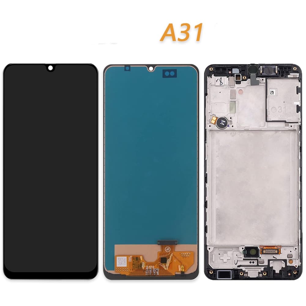 Amoled&Incell Tela A31 Display Touch Compative SM-A315F Frontal Lcd Com Aro