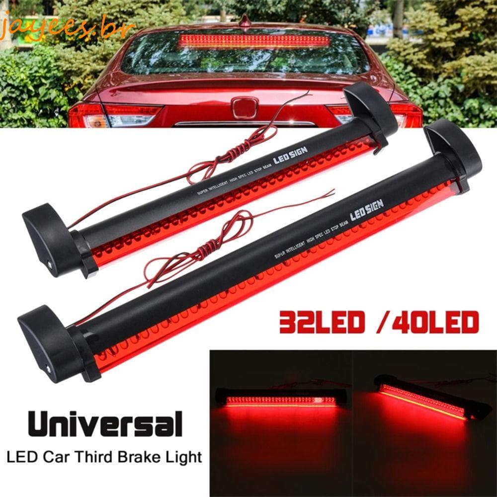 JAYEES Auto Terceiras Luzes De Freio Add-on Lâmpada Modificação Do Carro 12V Vermelho LED Parada De Montagem Alta