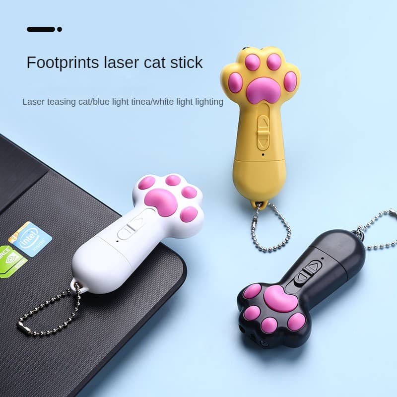 Brinquedo Laser para Gatos Recarregável via USB |   Brinquedo Ponteiro Laser para Gatos Multi-Função |   Brinquedo Inter