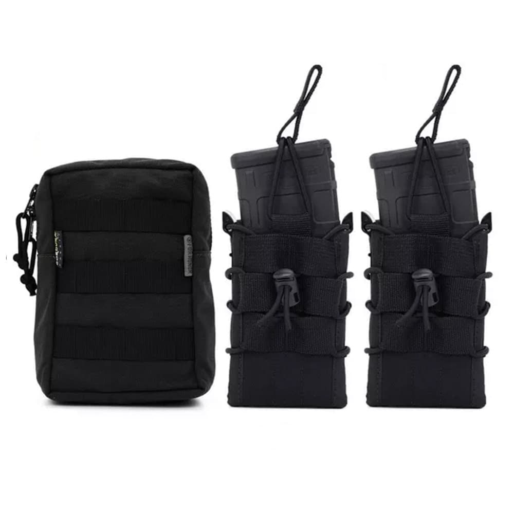 Bolso Vertical Porta Objetos + 02 Fast Mag Fuzil Forhonor Nf