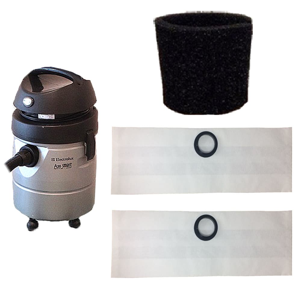 3 Saco Descartável + Filtro Permanente para Aspirador de Pó Electrolux A20 Smart