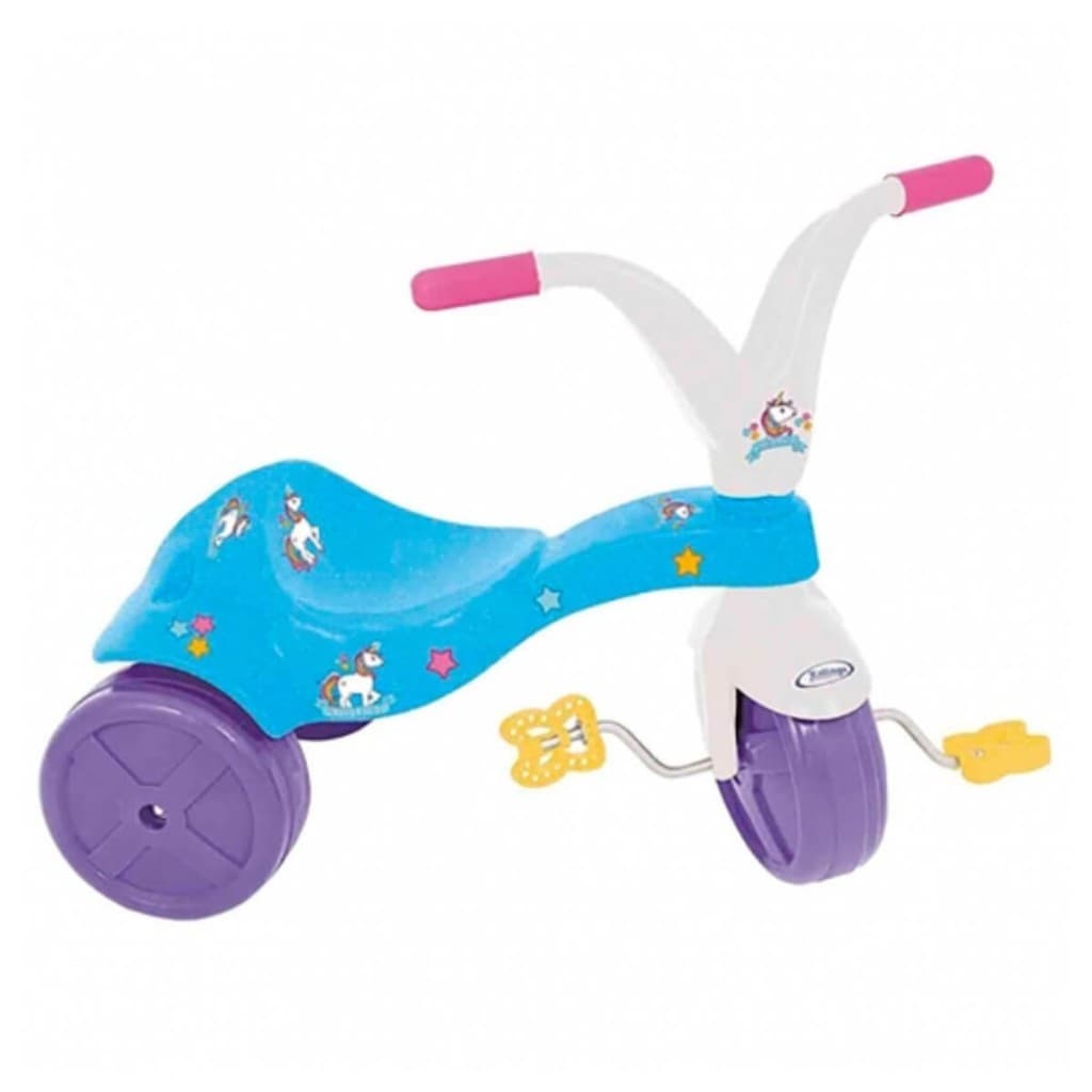 Triciclo Infantil Unicornio Xalingo Tico Tico Velotrol Brinquedo Criança Bebê Desenvolvimento