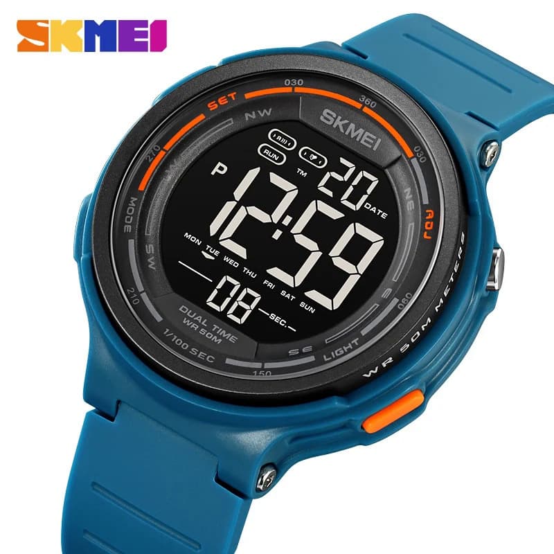 SKMEI Japão Movimento Digital Do Contagem Regressiva De Luz LED Relógios Esportivos Masculinos Moda Camuflagem 5Bar Relógio De Pulso À Prova D'água Despertador De Presente Requintados