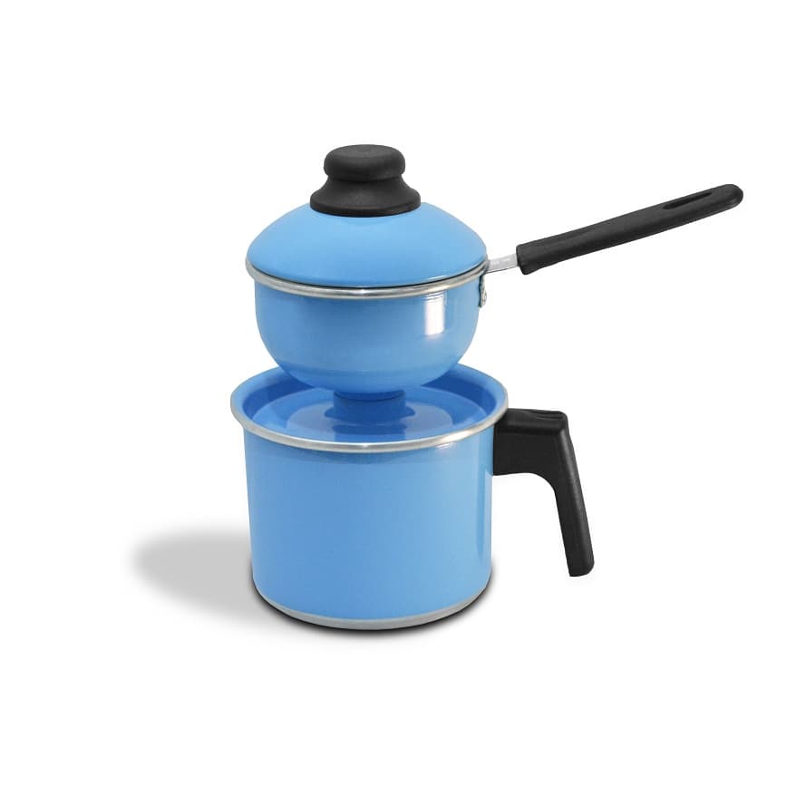 Cuscuzeiro Individual e Cozi Vapore Azul