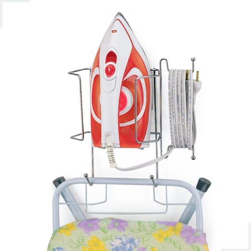 Suporte Para Ferro E Tábua De Passar Roupa Aço Cromado Arthi
