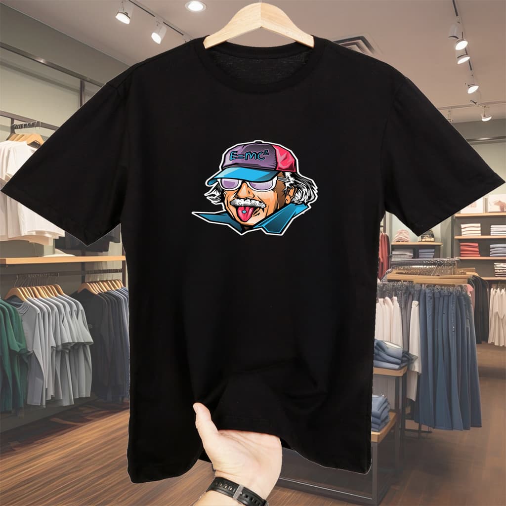 Camisa Masculina Einsten Camisa Oversized Masculino Albert Einsten Quimico Camiseta Masculina Streetwear Algodão