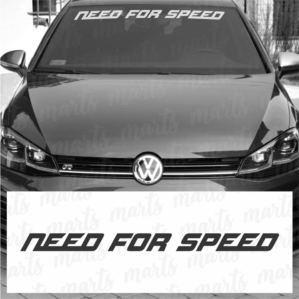Adesivo Carro Need for Speed Jogo de Carro NFS Para Brisa