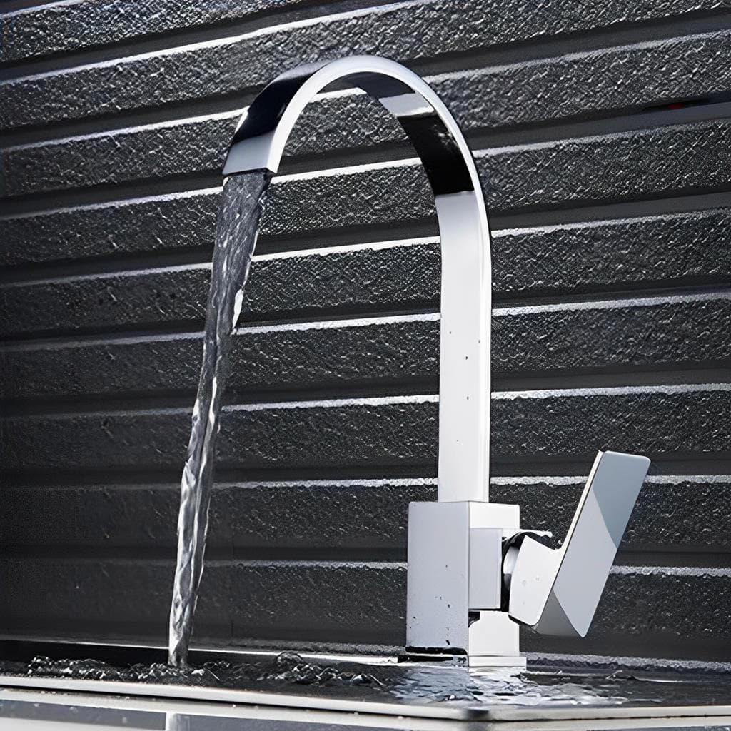 Torneira Para Banheiro Gourmet Slim Misturador Monocomando Lavabo Cozinha Acabamento Cromado
