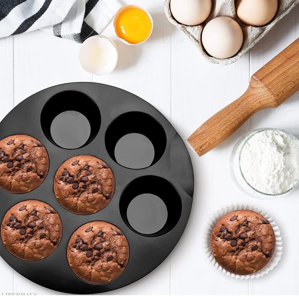 Forma Silicone Para Air Fryers Silicone Muffin/Bolo Copos Casa Moldes Cupcake