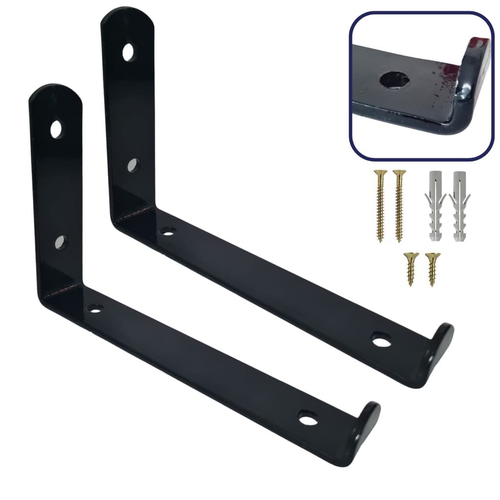Mão Francesa Invertida 50cm 5mm 2 Peças Reforçada Industrial
