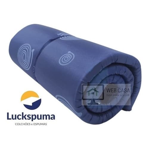 Colchonete Luckspuma Camping Solteiro Acampamento 65x180x3cm