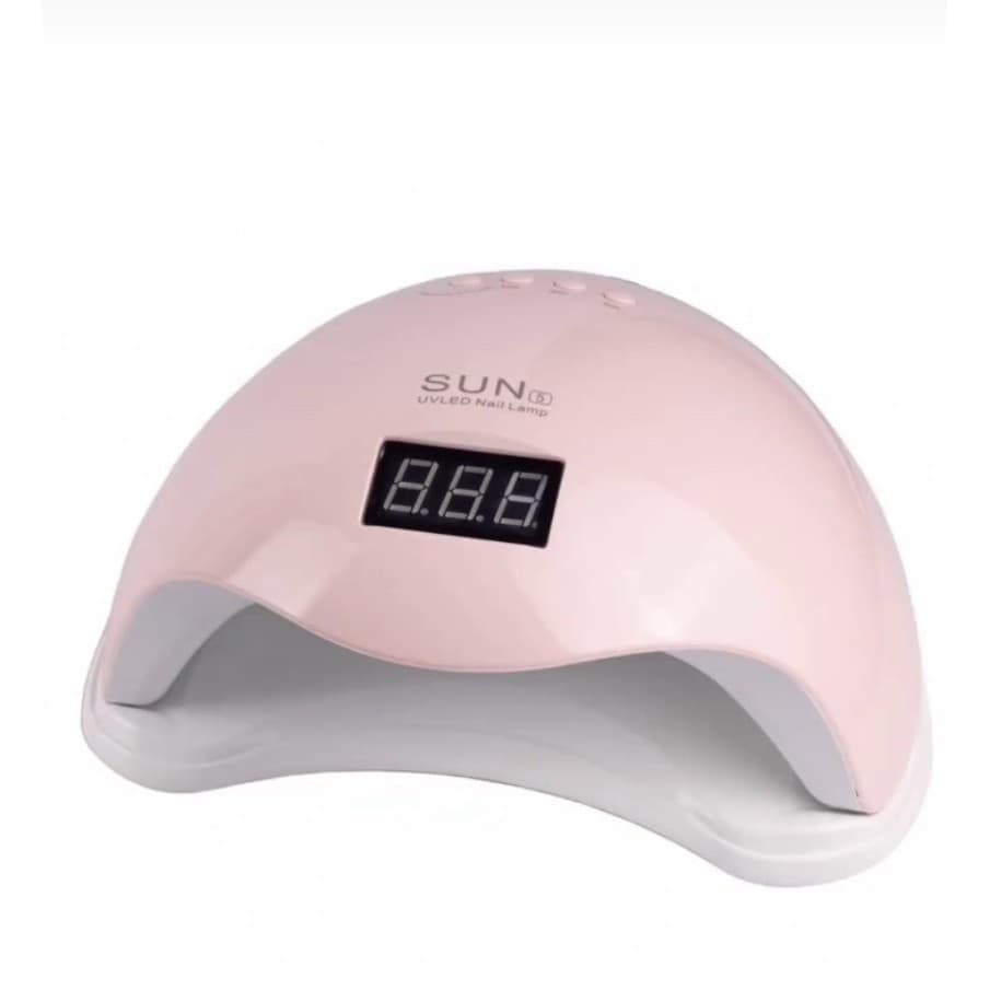 Cabine Sun 5 48w Bivolt Uv/led Sensor Timer Branca Rosa