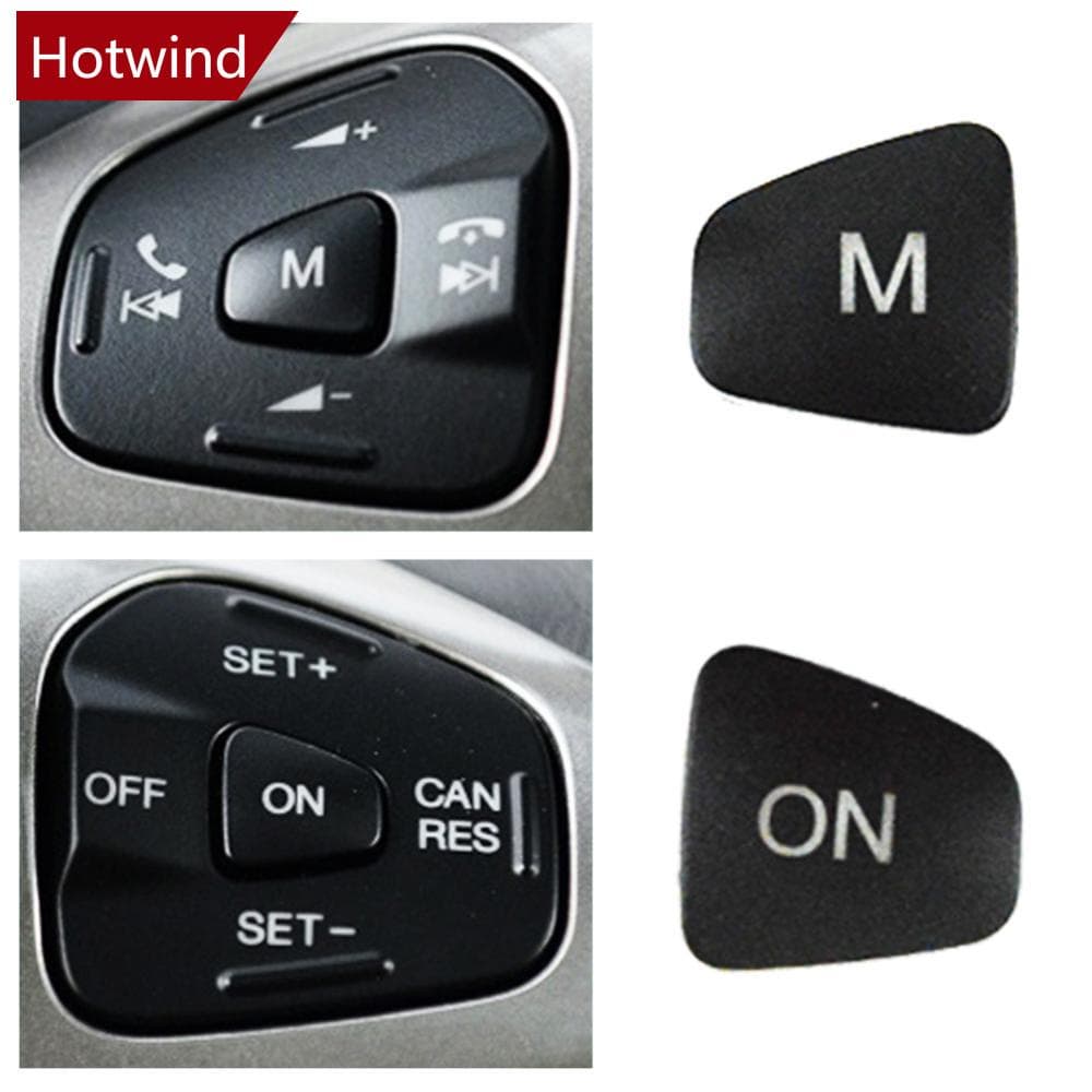 Botão De Volume De Áudio Do Volante Carro Controle De Cruzeiro M ON Para Ford Escort Fiesta MK7 MK8 ST