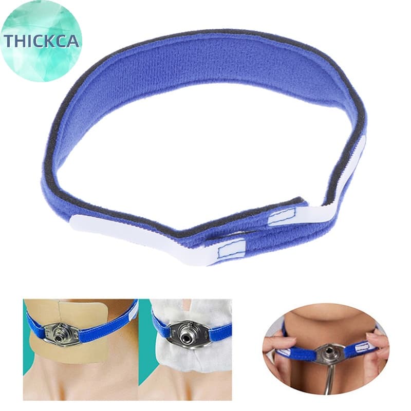 thickca Confortável Traqueal Tracheal Ultra-soft Fixação Traqueotomia Tubo De Correia br