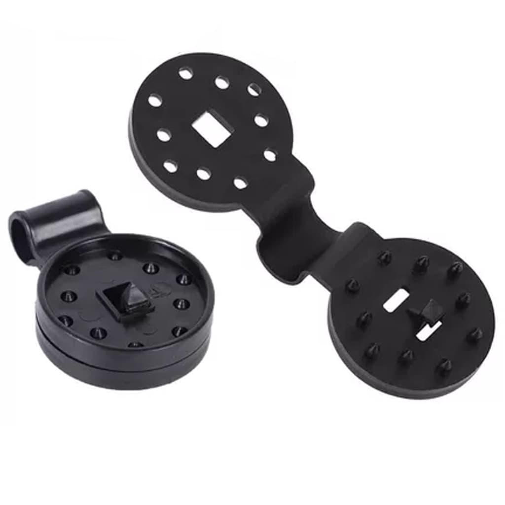 Kit 20 Conector Presilha Para Sombrite Preto Redondo