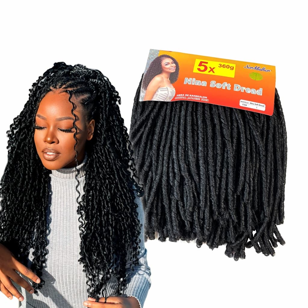 Aplique Crochet Cacheado Nina Pacotão Faz Uma Cabeça com Brind