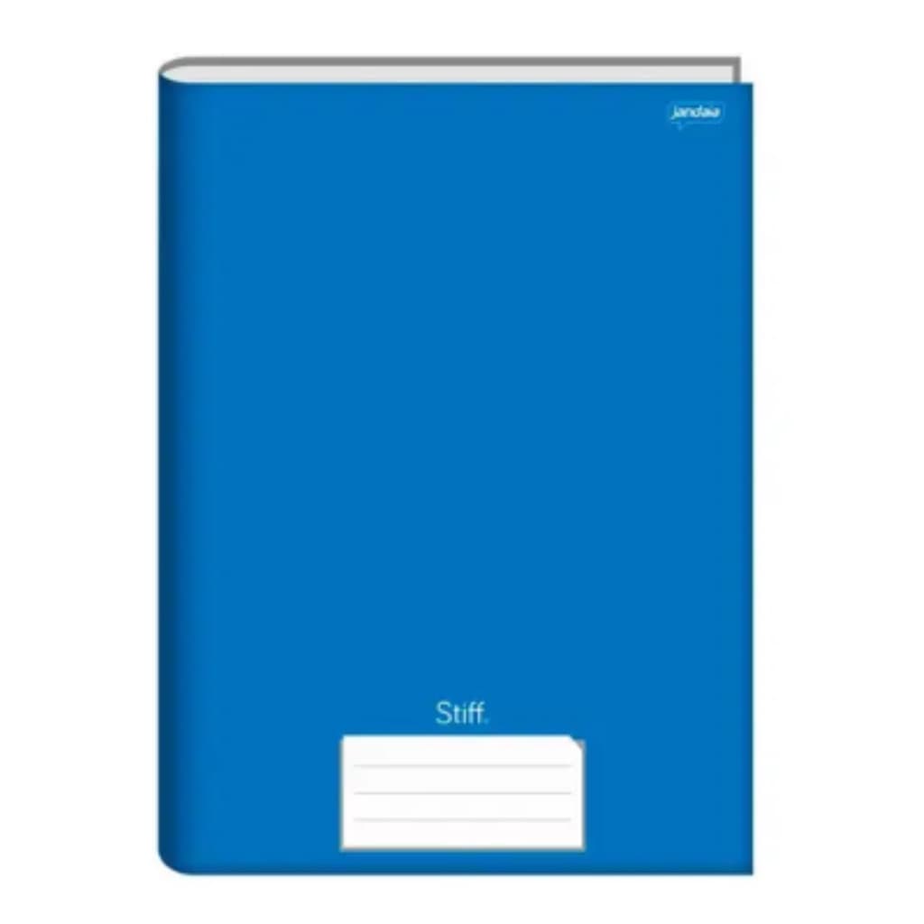 CADERNO BROCHURA 1/4 CAPA DURA STIFF