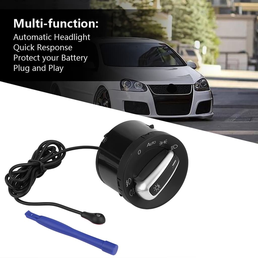TMA ~ Módulo De Sensor De Luz Do Interruptor De Controle Da Lâmpada Farol Automático Para MK5 MK6