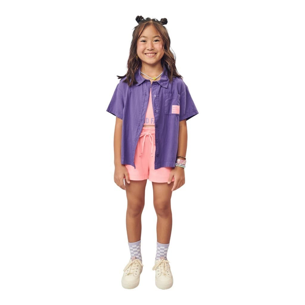 Top Cropped, Short e Camisa Cool and Fashion