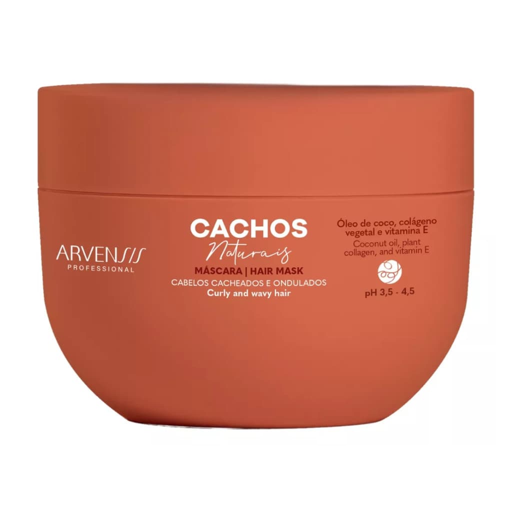 Máscara Arvensis Cachos Naturais Ondulados 250g