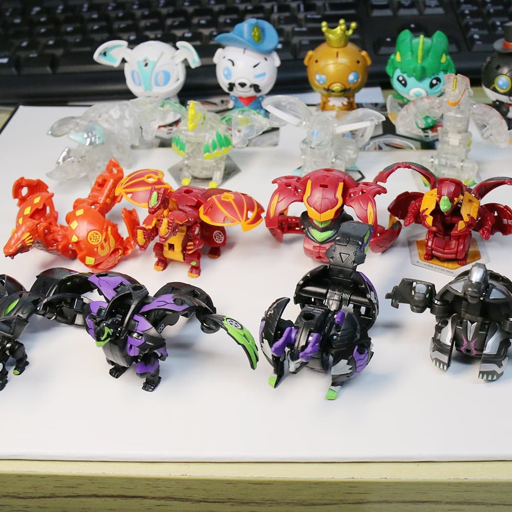 Modelo de Ação Original Novo Bakugan Fighter Cor Transparente Sega Bakugan Dragon Man NILLIOUS Trox Pegatrix Hydranoid O