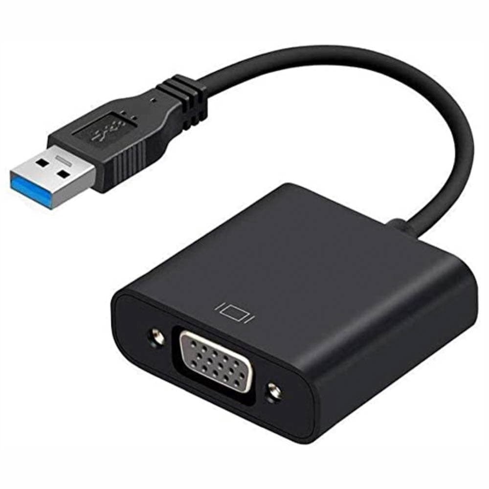 Cabo USB Para VGA Adaptador Conversor Placa de Video Externa