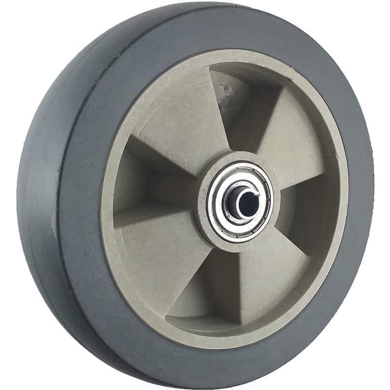 Roda Termoplastica 512 Duplo Rolamento de Esferas Bucha 5/16" - T512E10