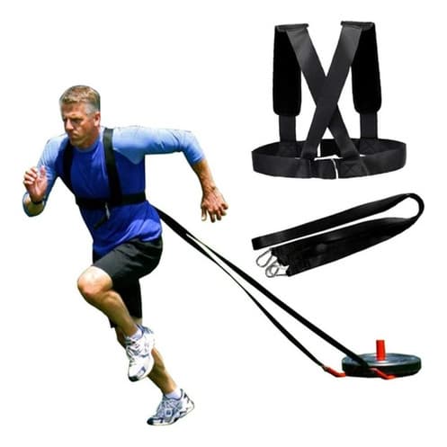 Cinta Treino Pesado Puxador Crossfit Pneu Academia Exercício Treinamento Força Resistência
