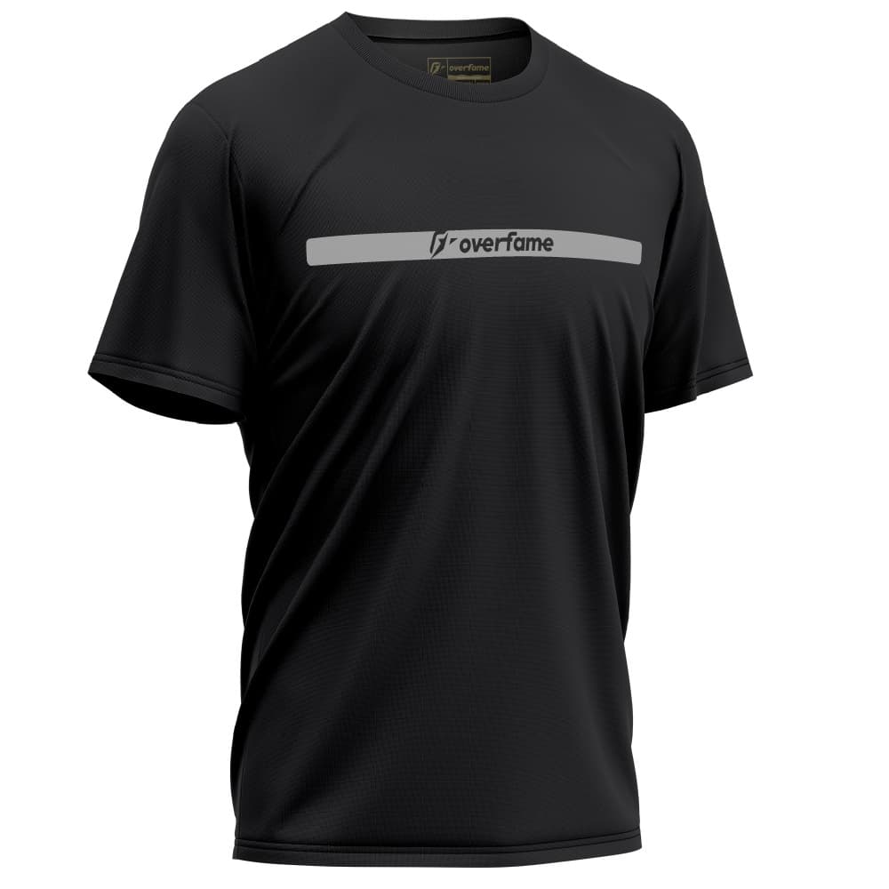 Camiseta Masculina Esportiva Overfame Box to Box Onix Black