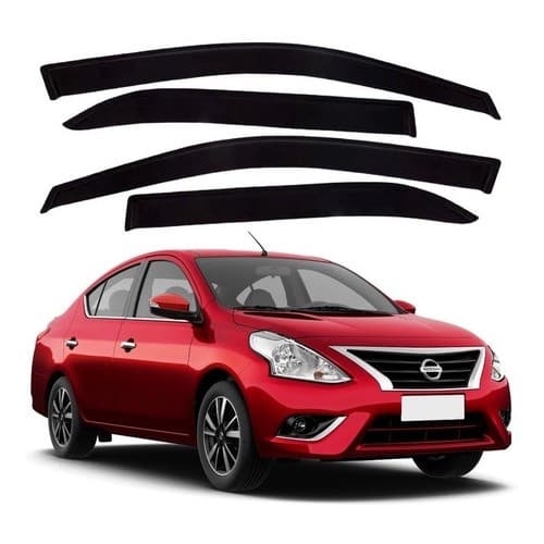 Calha de Chuva Defletor Nissan Versa 2011 a 2020 4 Portas Ecoflex