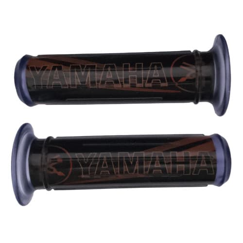 Manopla Punho Luva Para Moto Esportiva Custom Yamaha 2 Vermelha Gráfica Gel Macia