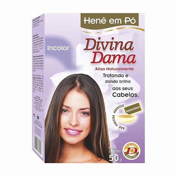Henê Em Pó Divina Dama Incolor 50g