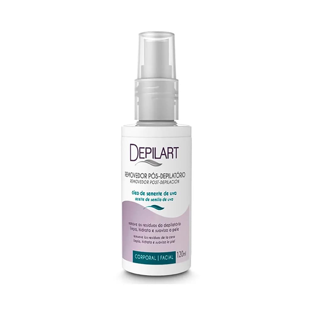 Óleo Removedor Pós Depilatório Sementes Uva 120ml Depilart