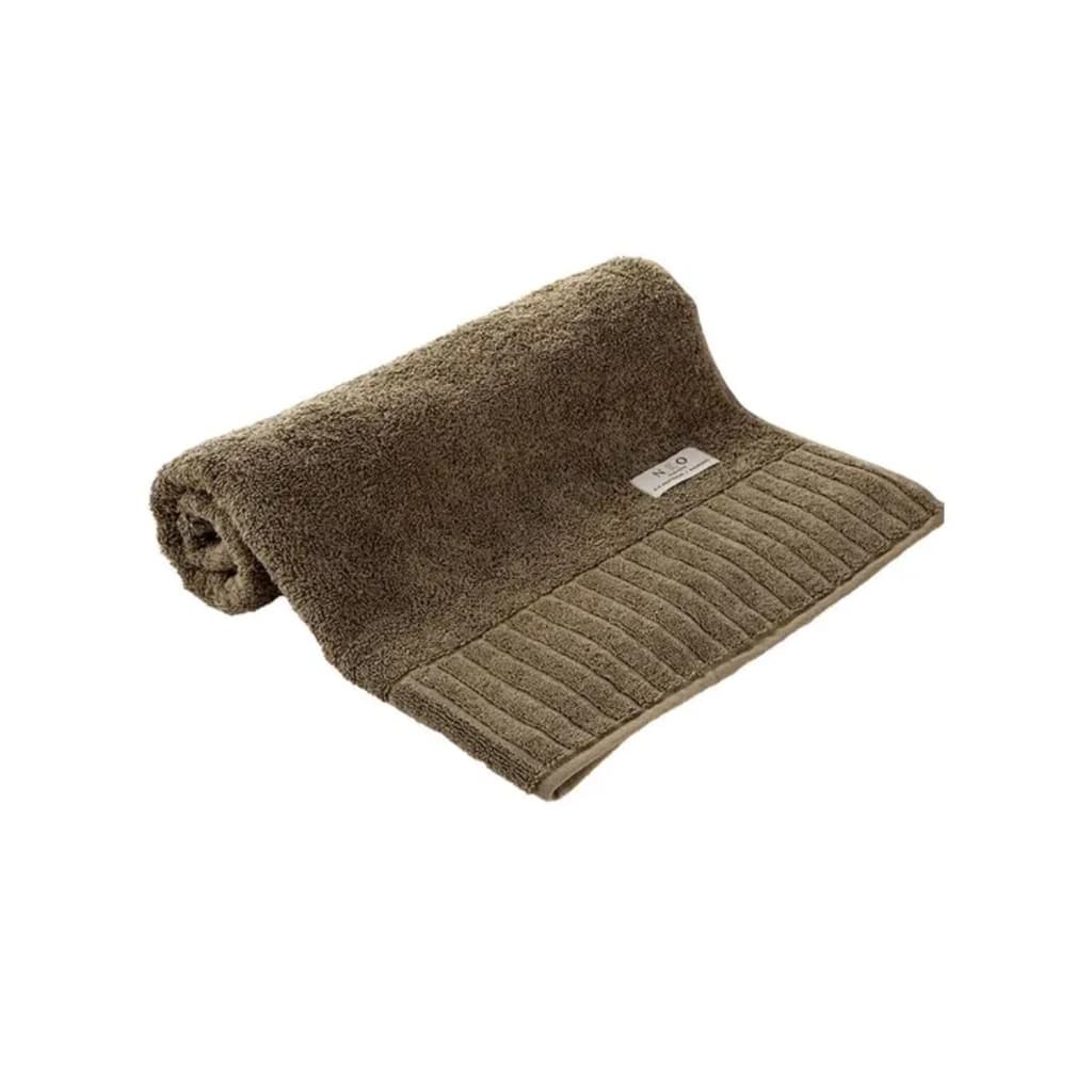 Kit Toalha Banho e Rosto 100% Algodão 2 Peças Velour Marrom