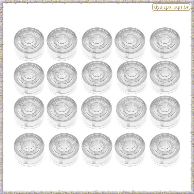20PCS/Set Effect Pedal Protection Caps Efeito Footswitch Cap Capa De Proteção Para De Guitarra # [27ABR]