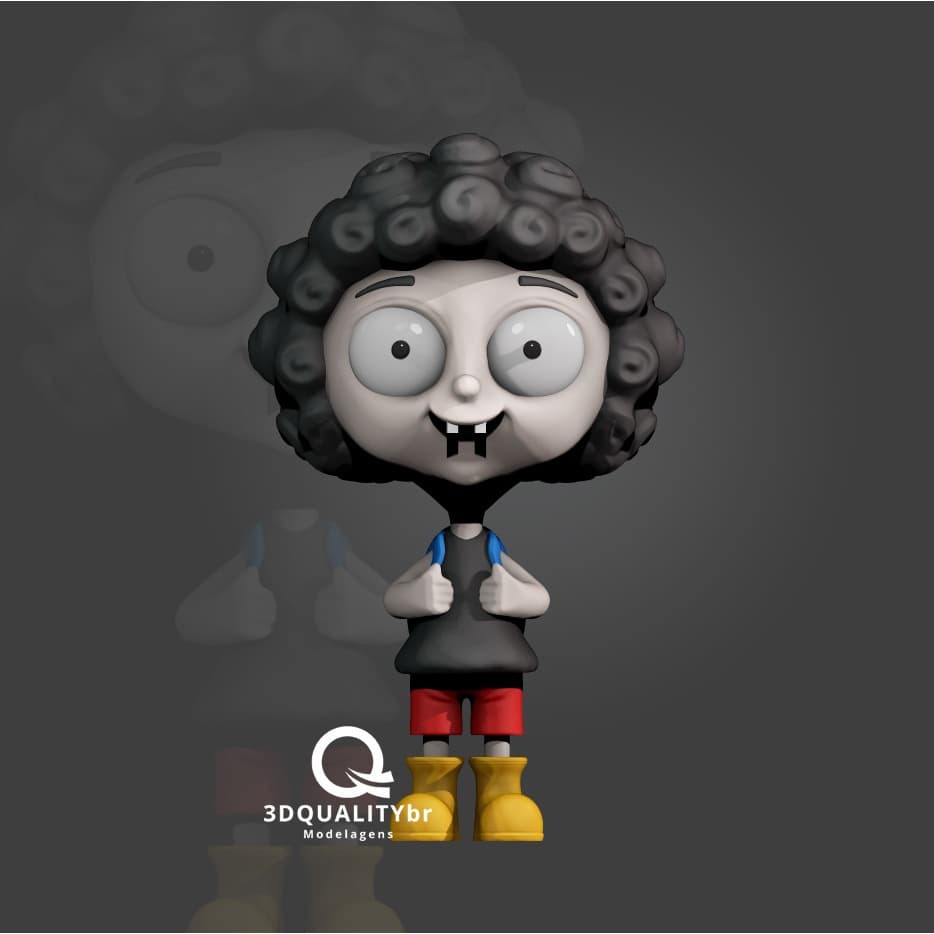 Estátua do Irmão do Jorel - Impressão 3D