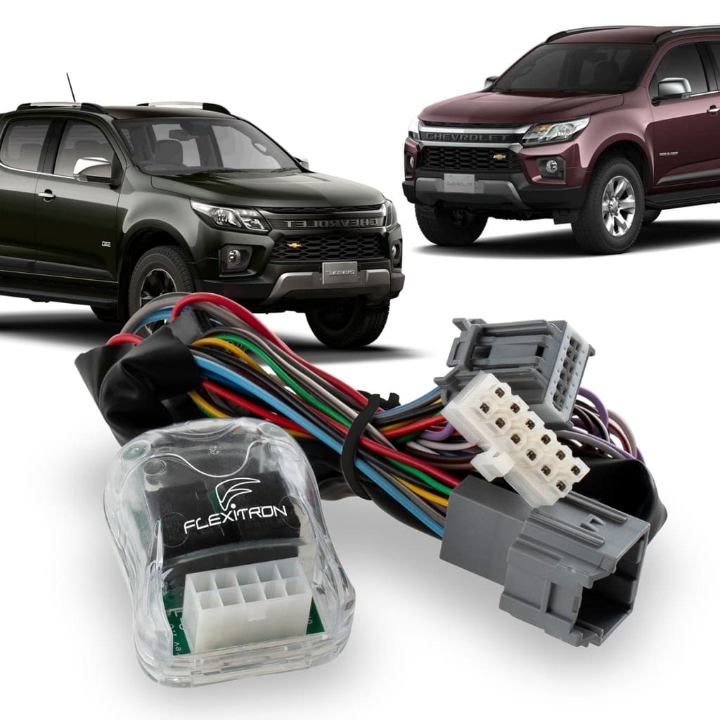 Modulo Rebatimento Retrovisores Chevrolet S10 e Trailblazer 2012 a 2024 Plug and Play