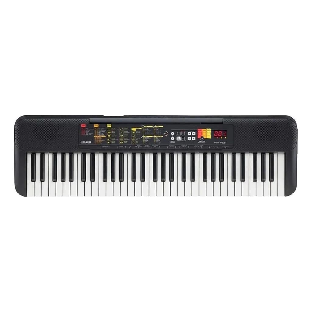 Teclado Musical Yamaha Psr-f52 61 Teclas 136 Sons 158 Ritmos Cor Preto