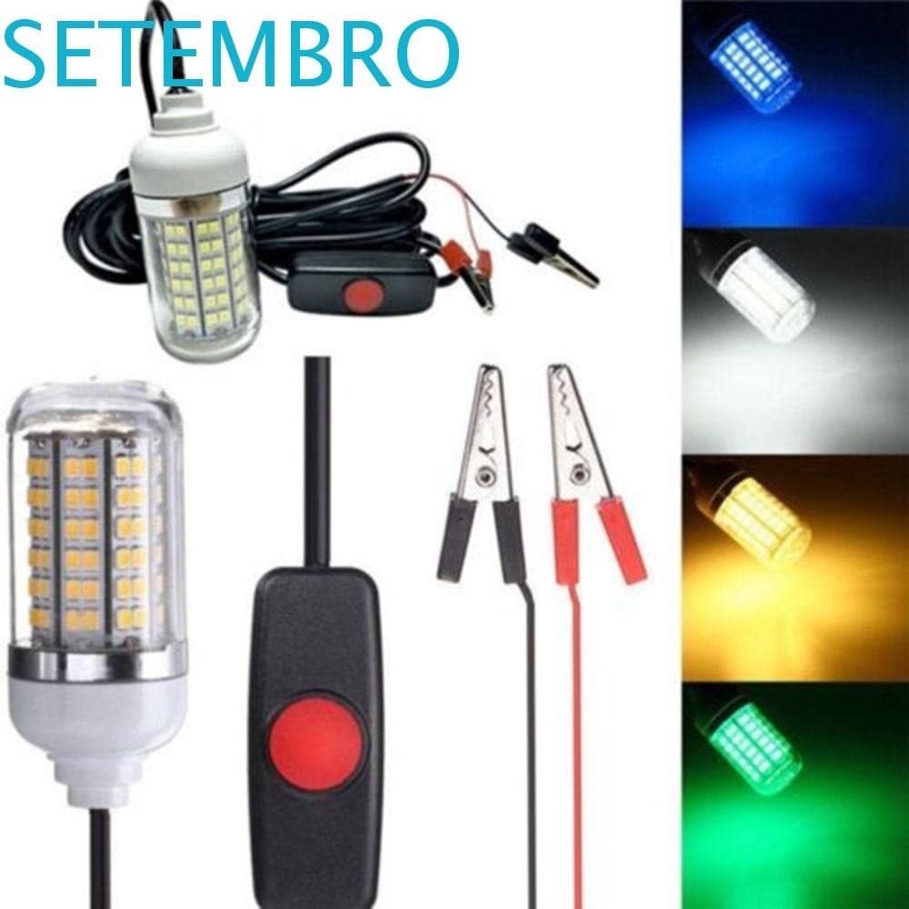 2024-09-01 Lâmpada Localizadora De Peixes , Luz Subaquática À Prova D'água Para Armadilha De Pesca , IP68 108 Leds 12V L