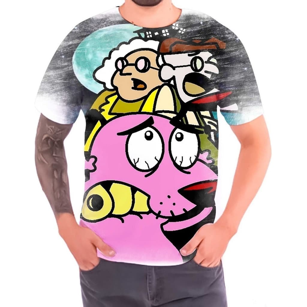 Camiseta Camisa Coragem O Cão Covarde 01c