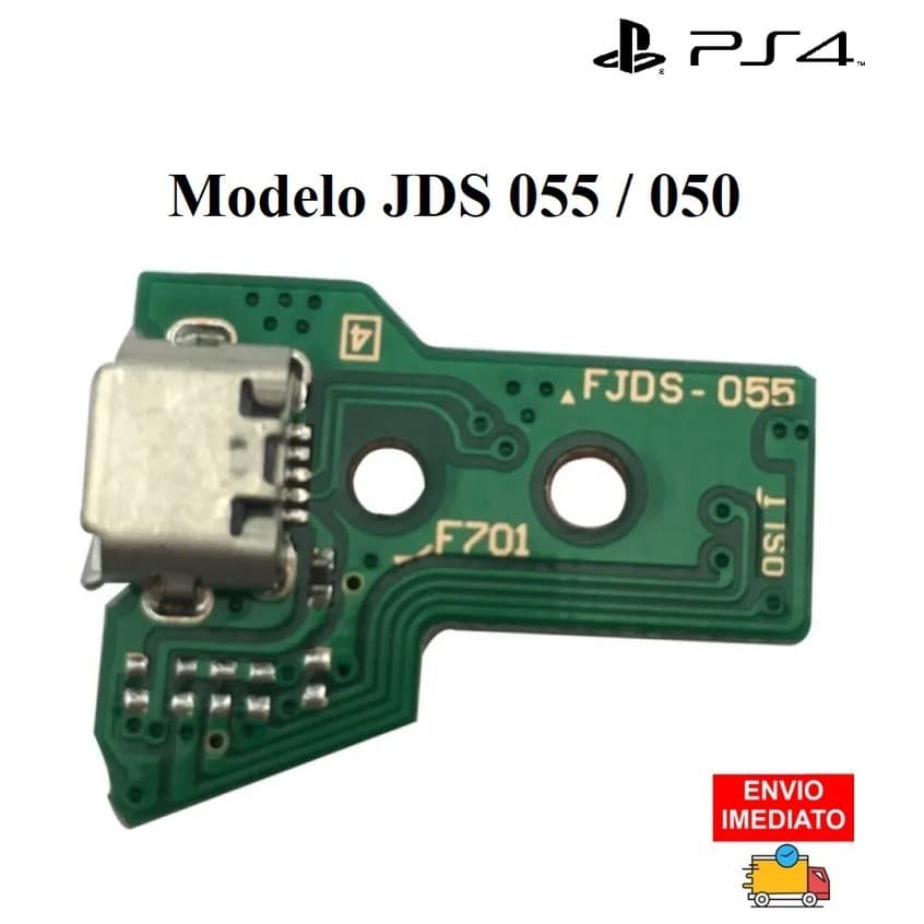 Placa Usb Conector Controle Ps4 JDM / JDS - 055/050