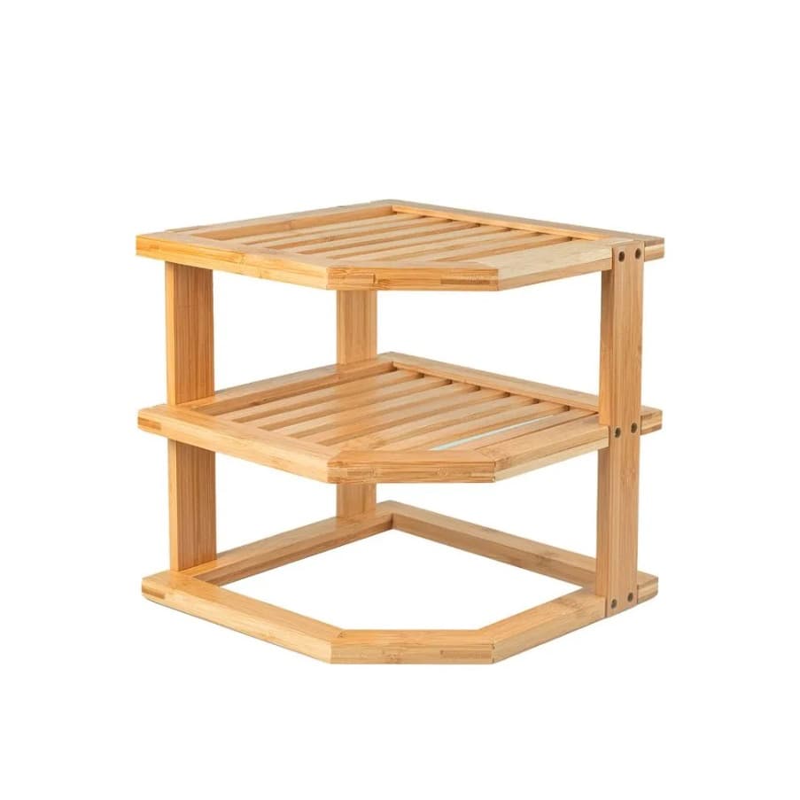 Prateleira Organizadora Tripla Keep em Bambu 25x25x24cm - Ou