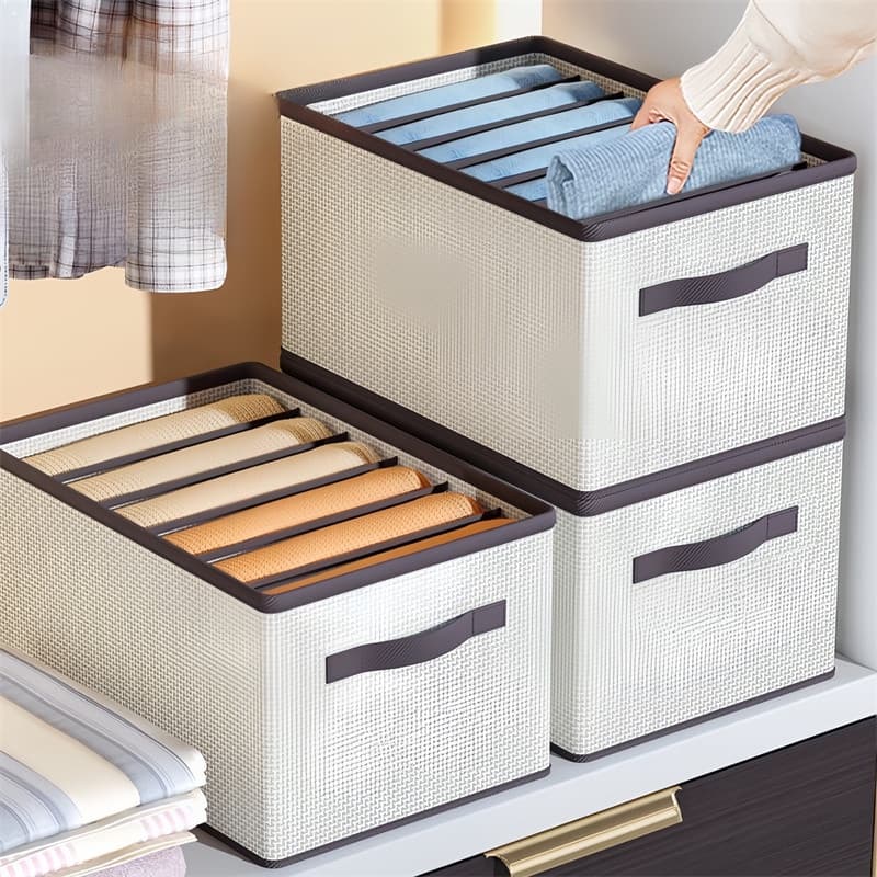 Colmeia Organizadora para Calça Jeans com viés branco(envio em 12 horas)