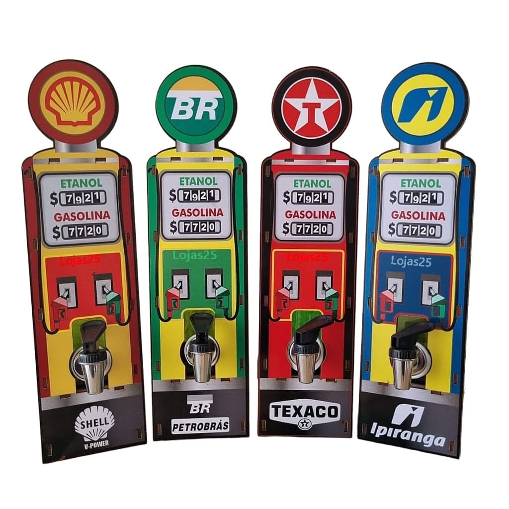 Pingometro posto de gasolina cachaça divertido Ref.6694