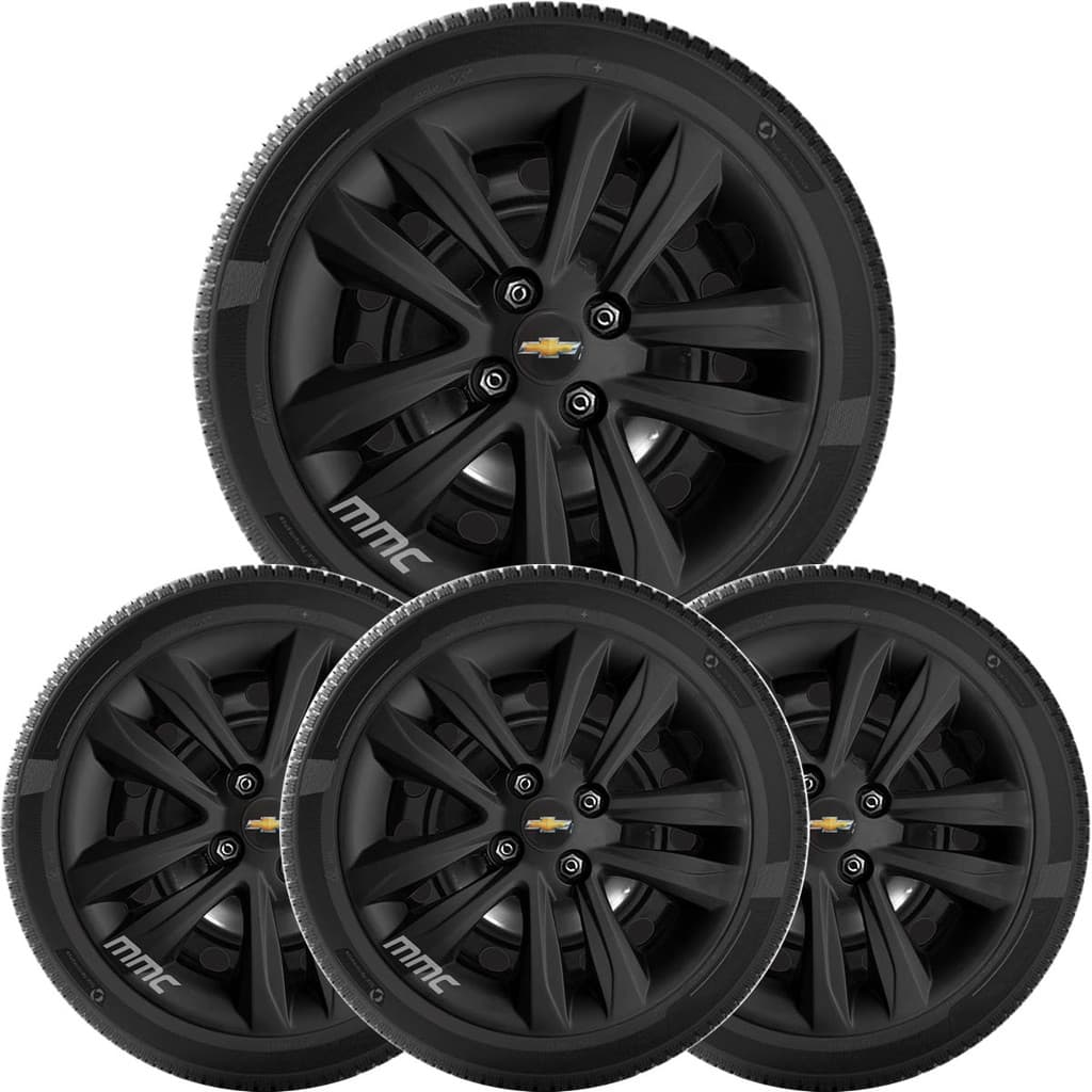 4un Calota ONIX PRISMA CORSA CELTA Aro 14 Preto Fosco 191cb