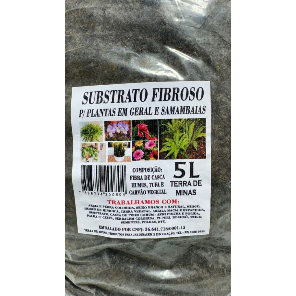 Substrato Terra Vegetal Para Plantas Em Geral- Rosa Do Deserto, Cacto, Orquidia, Fibroso E Subsflora