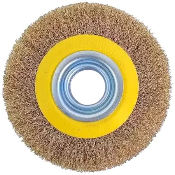 Escova de Aço Circular Ondulada 6’’ x 1/2’’ Fertak